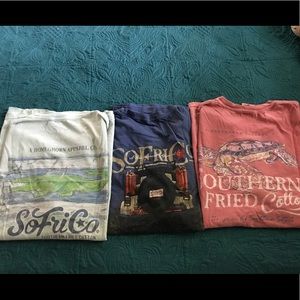 3 Southern Fried Cotton short sleeve T-shirt’s